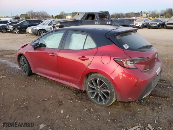 2022 Toyota Corolla Hatchback XSE with VIN JTNC4MBE3N3187107, listed as a Copart auction lot 89170065 with NaN miles and Salvage Title. Bid and sale history available at carsss.com. Image 2.