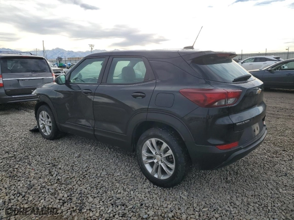 2021 Chevrolet TrailBlazer LS with VIN KL79MMS2XMB160203, listed as a Copart auction lot 83619124 with 56,727 mi miles and Salvage Title. Bid and sale history available at carsss.com. Image 2.