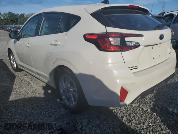 2024 Subaru Impreza with VIN JF1GUABC2R8318853, listed as a Copart auction lot 74434694 with 4,494 mi miles and Non Repairable. Bid and sale history available at carsss.com. Image 2.