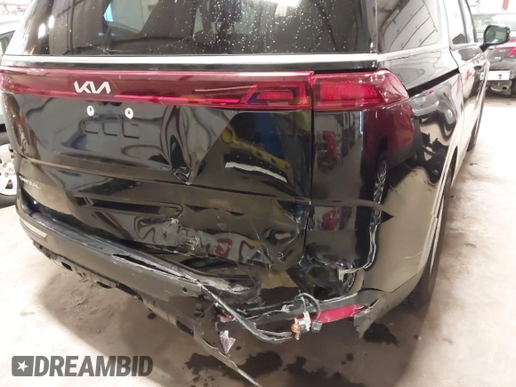 2023 Kia Carnival LX with VIN KNDNB4H38P6279484, listed as a IAAI auction lot 41673324 with 38,389 mi miles. Bid and sale history available at carsss.com. Image 6.