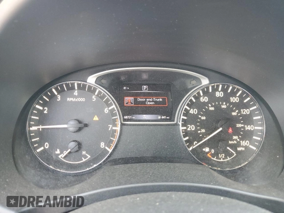 2018 Nissan Altima 2.5 SR with VIN 1N4AL3AP1JC478300, listed as a Copart auction lot 54013605 with 68,721 mi miles and Salvage Title. Bid and sale history available at carsss.com. Image 9.