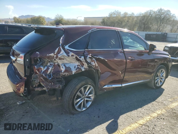 2015 Lexus RX 450h z VIN 2T2ZB1BA0FC002077, wystawiony jako Copart lot #88992665 z przebiegiem 56 189 mil mil oraz Szkoda całkowita • Salvage title. Historia ofert i sprzedaży dostępna na DreamBid. Obrazek 3.