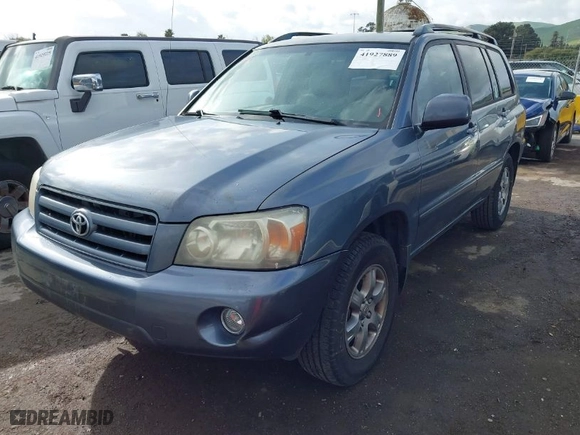 2005 Toyota Highlander with VIN JTEDP21AX50066915, listed as a IAAI auction lot 41927889 with 259,684 mi miles. Bid and sale history available at carsss.com. Image 2.