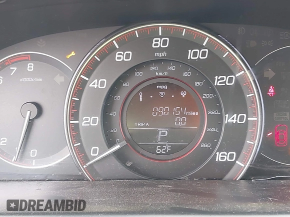 2015 Honda Accord Sport with VIN 1HGCR2F53FA224739, listed as a IAAI auction lot 42064396 with 90,154 mi miles and . Bid and sale history available at DreamBid. Image 7.
