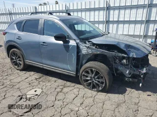 2024 Mazda CX-5 2.5 S Preferred Package with VIN JM3KFBCL4R0509473, listed as a Copart auction lot 50008305 with 9,551 mi miles and Salvage Title. Bid and sale history available at carsss.com. Image 4.