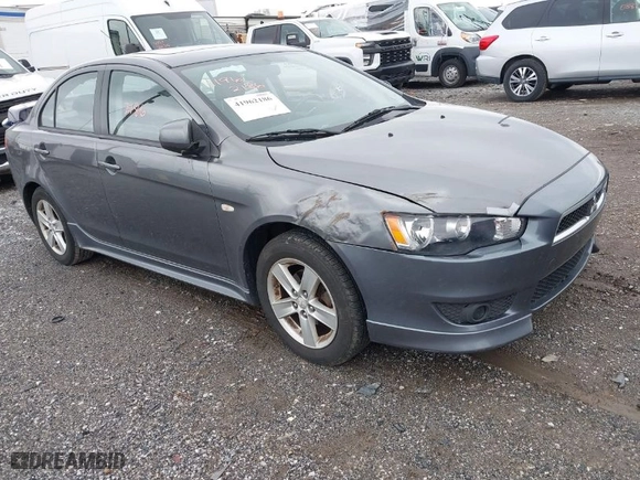 2009 Mitsubishi Lancer ES with VIN JA3AU26U69U042899, listed as a IAAI auction lot 41962186 with 179,262 mi miles. Bid and sale history available at carsss.com. Image 1.