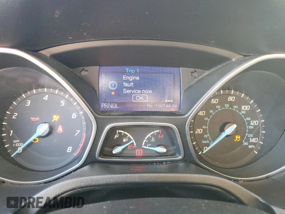 2013 Ford Focus SE with VIN 1FADP3F27DL208197, listed as a Copart auction lot 48714505 with 155,144 mi miles and Salvage Title. Bid and sale history available at carsss.com. Image 9.