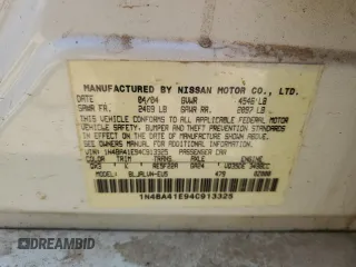 2004 Nissan Maxima SE with VIN 1N4BA41E94C913325, listed as a Copart auction lot 68877004 with 112,293 mi miles and Salvage Title. Bid and sale history available at carsss.com. Image 12.