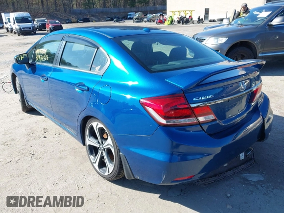 2014 Honda Civic Si with VIN 2HGFB6E55EH700855, listed as a IAAI auction lot 41974580 with 125,270 mi miles and . Bid and sale history available at DreamBid. Image 3.