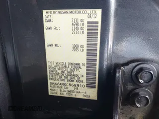 2012 Nissan Maxima S z VIN 1N4AA5AP0CC868910, wystawiony jako IAAI lot #42223925 z przebiegiem 181 877 mil mil oraz . Historia ofert i sprzedaży dostępna na DreamBid. Obrazek 9.