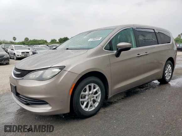 2017 Chrysler Pacifica Touring with VIN 2C4RC1DGXHR577647, listed as a Copart auction lot 57860695 with 138,936 mi miles and Clean title. Bid and sale history available at DreamBid. Image 1.