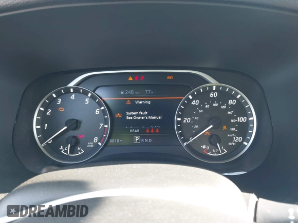 2024 Nissan Frontier SV with VIN 1N6ED1FK2RN603585, listed as a IAAI auction lot 42771501 with 8,818 mi miles and . Bid and sale history available at DreamBid. Image 7.