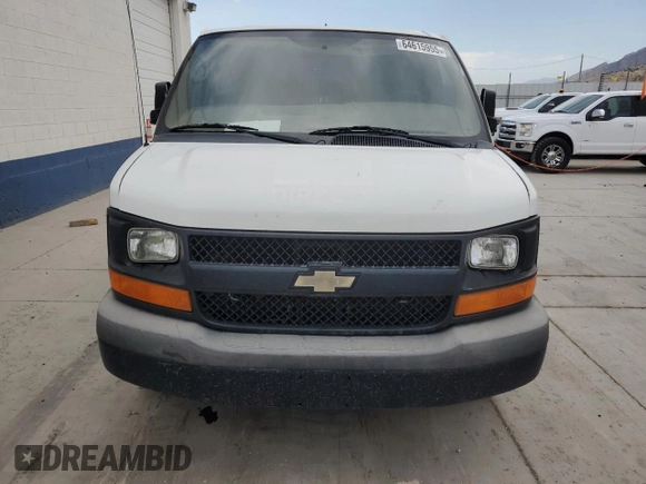 2012 Chevrolet Express Cargo z VIN 1GCWGFCAXC1177408, wystawiony jako Copart lot #64615955 z przebiegiem Nie podano mil oraz Czysty tytuł • Clean title. Historia ofert i sprzedaży dostępna na DreamBid. Obrazek 5.