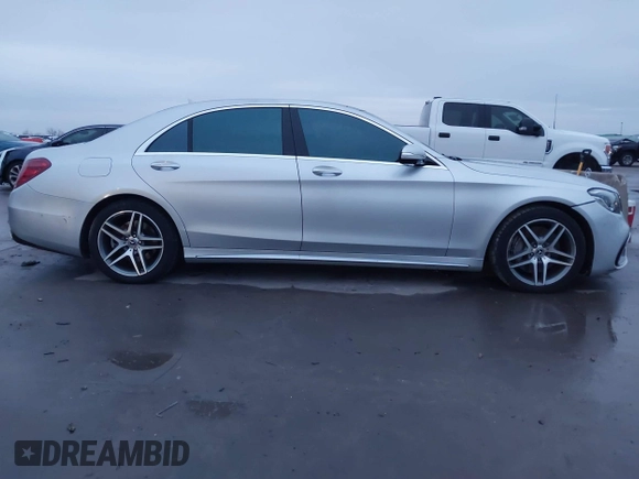 2018 Mercedes-Benz S 560 with VIN WDDUG8DB0JA369644, listed as a IAAI auction lot 41407180 with 123,254 mi miles and . Bid and sale history available at carsss.com. Image 13.