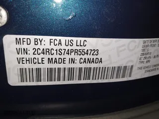 2023 Chrysler Pacifica Hybrid Limited with VIN 2C4RC1S74PR554723, listed as a IAAI auction lot 41317141 with 16,960 mi miles. Bid and sale history available at carsss.com. Image 9.