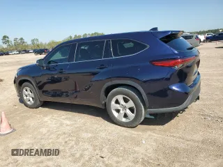 2020 Toyota Highlander LE with VIN 5TDZZRAH7LS505153, listed as a Copart auction lot 50368145 with 68,516 mi miles and Salvage title. Bid and sale history available at DreamBid. Image 2.