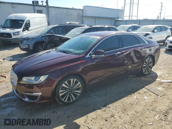 2017 Lincoln MKZ Select with VIN 3LN6L5CC6HR612067, listed as a Copart auction lot 72513424 with 98,621 mi miles and Clean Title. Bid and sale history available at DreamBid. Image 1.