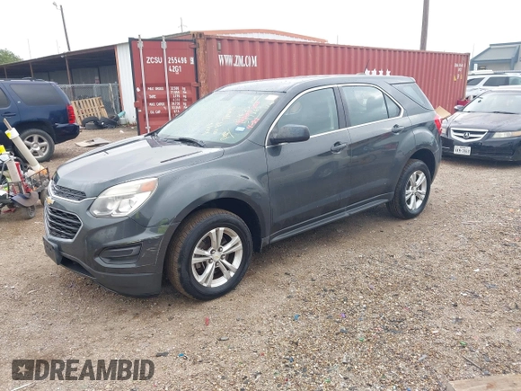 2017 Chevrolet Equinox LS with VIN 2GNALBEK1H1517865, listed as a IAAI auction lot 42085063 with 128,100 mi miles and . Bid and sale history available at carsss.com. Image 2.
