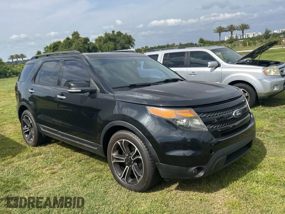 2013 Ford Explorer Sport with VIN 1FM5K8GT4DGB67923, listed as a Copart auction lot 54363125 with 160,947 mi miles and Clean Title. Bid and sale history available at carsss.com. Image 1.