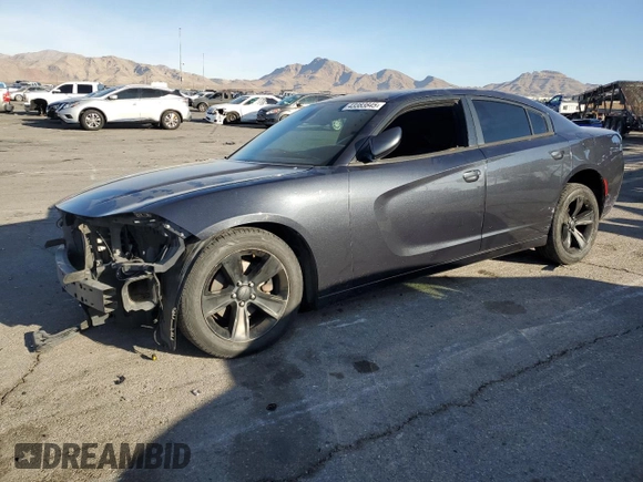 2016 Dodge Charger SXT with VIN 2C3CDXHG1GH214324, listed as a Copart auction lot 43383845 with 182,354 mi miles and Salvage Title. Bid and sale history available at carsss.com. Image 1.