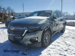 2023 Chevrolet Traverse LT Cloth with VIN 1GNEVGKW1PJ118149, listed as a Copart auction lot 45736415 with 25,549 mi miles and Salvage Title. Bid and sale history available at carsss.com. Image 1.