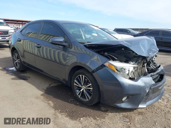 2016 Toyota Corolla L with VIN 5YFBURHE8GP561600, listed as a IAAI auction lot 41389830 with 129,897 mi miles and . Bid and sale history available at DreamBid. Image 1.