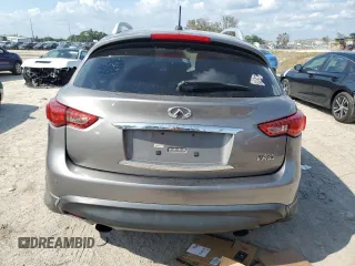 2009 Infiniti FX35 with VIN JNRAS18U29M104328, listed as a Copart auction lot 71885464 with 183,682 mi miles and Salvage Title. Bid and sale history available at carsss.com. Image 6.