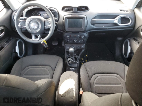 2021 Jeep Renegade Latitude with VIN ZACNJDBB6MPM76100, listed as a Copart auction lot 80125404 with 19,264 mi miles and Salvage title. Bid and sale history available at DreamBid. Image 8.