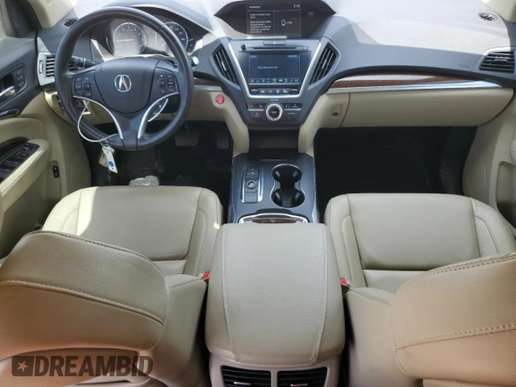 2018 Acura MDX Technology with VIN 5J8YD4H57JL000142, listed as a Copart auction lot 54399715 with 82,776 mi miles and Salvage title. Bid and sale history available at DreamBid. Image 8.