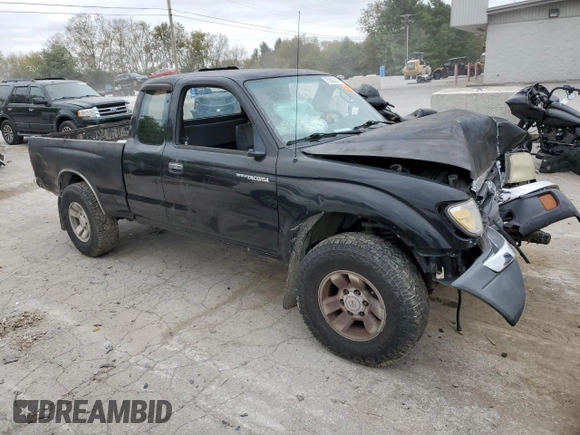 1998 Toyota Tacoma with VIN 4TAWN72N6WZ116347, listed as a Copart auction lot 75882284 with Not Provided miles and Salvage Title. Bid and sale history available at DreamBid. Image 4.
