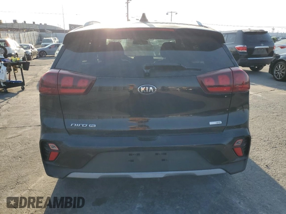 2021 Kia Niro LX with VIN KNDCB3LC5M5471746, listed as a Copart auction lot 43034005 with 43,884 mi miles and Salvage Title. Bid and sale history available at carsss.com. Image 6.