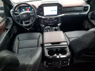 2022 Ford F-150 XL with VIN 1FTFW1E83NFC11064, listed as a Copart auction lot 54583745 with 34,722 mi miles and Salvage Title. Bid and sale history available at DreamBid. Image 8.