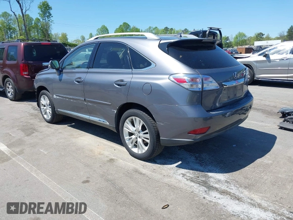 2012 Lexus RX 450h with VIN JTJBC1BAXC2427994, listed as a IAAI auction lot 41997188 with 131,614 mi miles and . Bid and sale history available at DreamBid. Image 3.