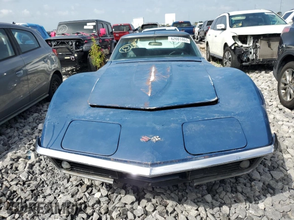 1968 Chevrolet Corvette with VIN 194378S428210, listed as a Copart auction lot 62001465 with 31,987 mi miles and Clean title. Bid and sale history available at DreamBid. Image 5.