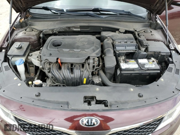 2016 Kia Optima LX with VIN 5XXGT4L3XGG104961, listed as a Copart auction lot 54700085 with 89,775 mi miles and Salvage Title. Bid and sale history available at DreamBid. Image 11.
