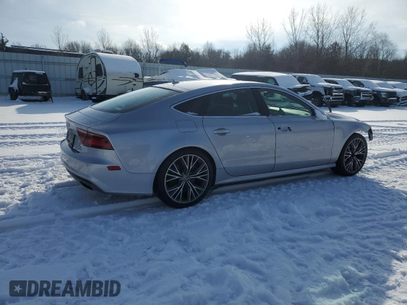 2018 Audi A7 Premium Plus with VIN WAUW3AFC9JN087620, listed as a Copart auction lot 42178915 with 87,445 mi miles and Salvage title. Bid and sale history available at DreamBid. Image 3.