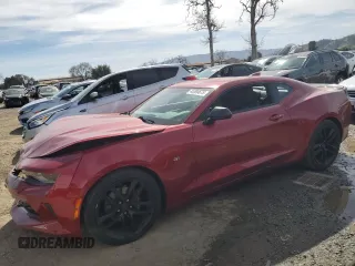 2017 Chevrolet Camaro 1LT with VIN 1G1FA1RS2H0212954, listed as a Copart auction lot 45390675 with 40,196 mi miles and Salvage Title. Bid and sale history available at DreamBid. Image 1.