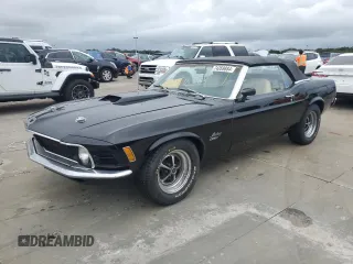 1970 Ford Mustang z VIN 0F03H133081, wystawiony jako Copart lot #74269884 z przebiegiem 61 840 mil mil oraz Szkoda całkowita • Salvage title. Historia ofert i sprzedaży dostępna na DreamBid. Obrazek 1.