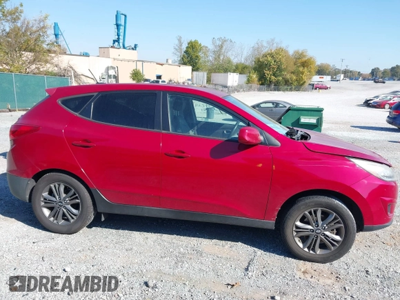 2015 Hyundai Tucson GLS with VIN KM8JT3AF9FU111854, listed as a IAAI auction lot 40669653 with 131,129 mi miles and . Bid and sale history available at DreamBid. Image 13.
