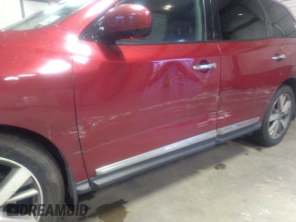 2014 Nissan Pathfinder SL with VIN 5N1AR2MN7EC607817, listed as a IAAI auction lot 41156939 with 145,463 mi miles and . Bid and sale history available at DreamBid. Image 6.