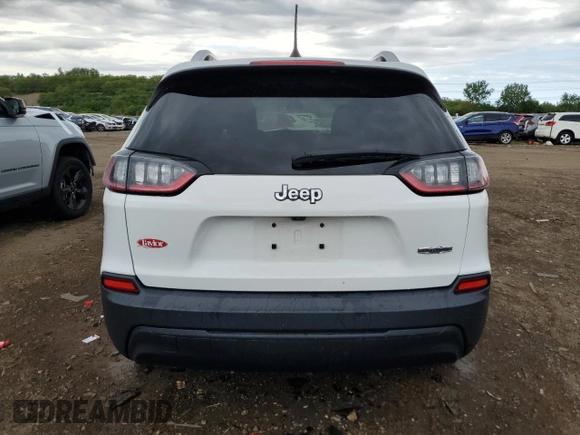 2019 Jeep Cherokee Latitude with VIN 1C4PJLCB3KD262553, listed as a Copart auction lot 58127155 with 70,236 mi miles and Salvage title. Bid and sale history available at DreamBid. Image 6.