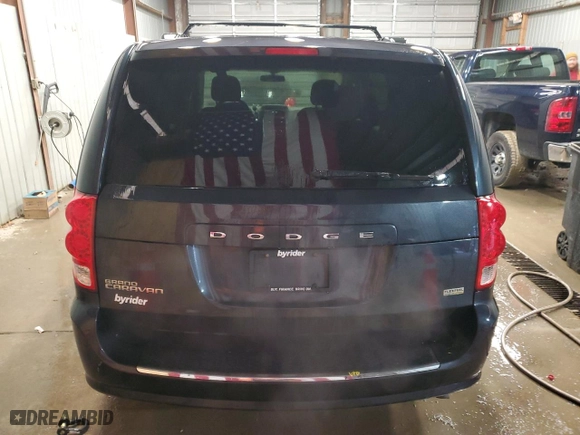 2013 Dodge Grand Caravan SXT with VIN 2C4RDGCG8DR592059, listed as a Copart auction lot 83429054 with 184,866 mi miles and Salvage Title. Bid and sale history available at carsss.com. Image 6.
