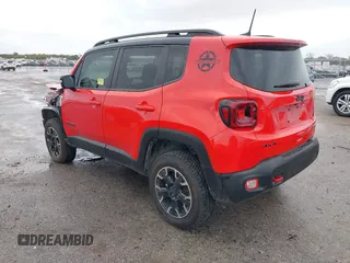 2023 Jeep Renegade Trailhawk with VIN ZACNJDC19PPP62601, listed as a IAAI auction lot 41911700 with 23,973 mi miles and . Bid and sale history available at DreamBid. Image 3.