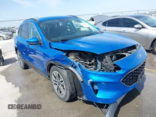 2020 Ford Escape SEL with VIN 1FMCU0H6XLUB08550, listed as a IAAI auction lot 41829539 with 82,638 mi miles and . Bid and sale history available at carsss.com. Image 1.