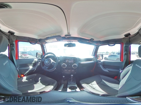 2018 Jeep Wrangler JK Unlimited Sahara with VIN 1C4HJWEG5JL893839, listed as a Copart auction lot 50401454 with 60,383 mi miles and Salvage Title. Bid and sale history available at carsss.com. Image 14.
