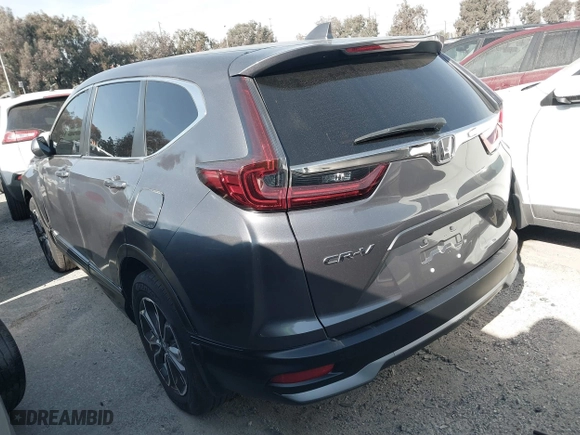2021 Honda CR-V EX with VIN 2HKRW1H57MH424926, listed as a IAAI auction lot 41152874 with 11,578 mi miles. Bid and sale history available at carsss.com. Image 3.