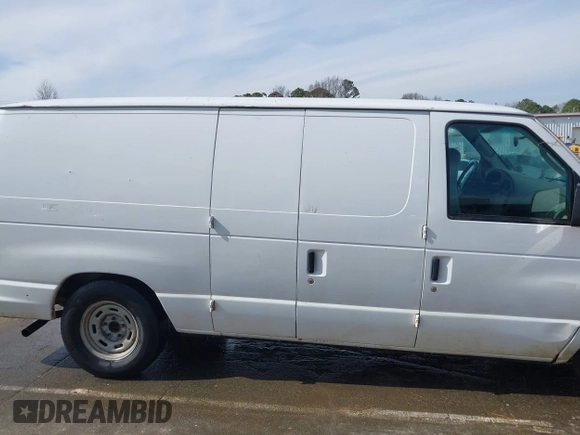 2005 Ford Econoline Cargo with VIN 1FTRE14W45HA10505, listed as a IAAI auction lot 41553982 with 190,357 mi miles and . Bid and sale history available at DreamBid. Image 13.