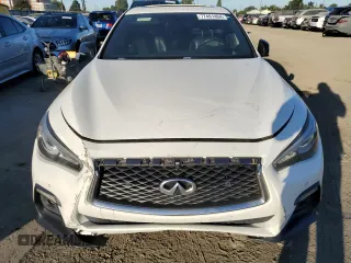 2019 Infiniti Q50 RED SPORT 400 with VIN JN1FV7AP9KM760409, listed as a Copart auction lot 87767605 with 96,589 mi miles and Salvage Title. Bid and sale history available at carsss.com. Image 5.