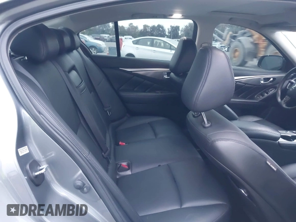 2015 Infiniti Q50 Premium with VIN JN1BV7AP6FM357265, listed as a IAAI auction lot 42104440 with 83,404 mi miles. Bid and sale history available at carsss.com. Image 8.