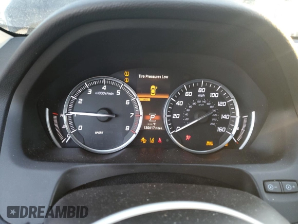 2016 Acura TLX Advance with VIN 19UUB2F72GA011664, listed as a Copart auction lot 84757454 with 130,617 mi miles and Clean title. Bid and sale history available at DreamBid. Image 9.